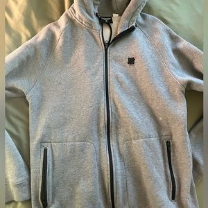 Men’s undefeated gray zip up hoodie